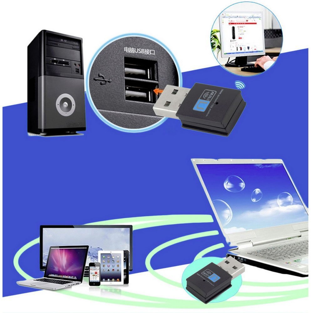 WIFI wireless receiver mini wireless card photo 6