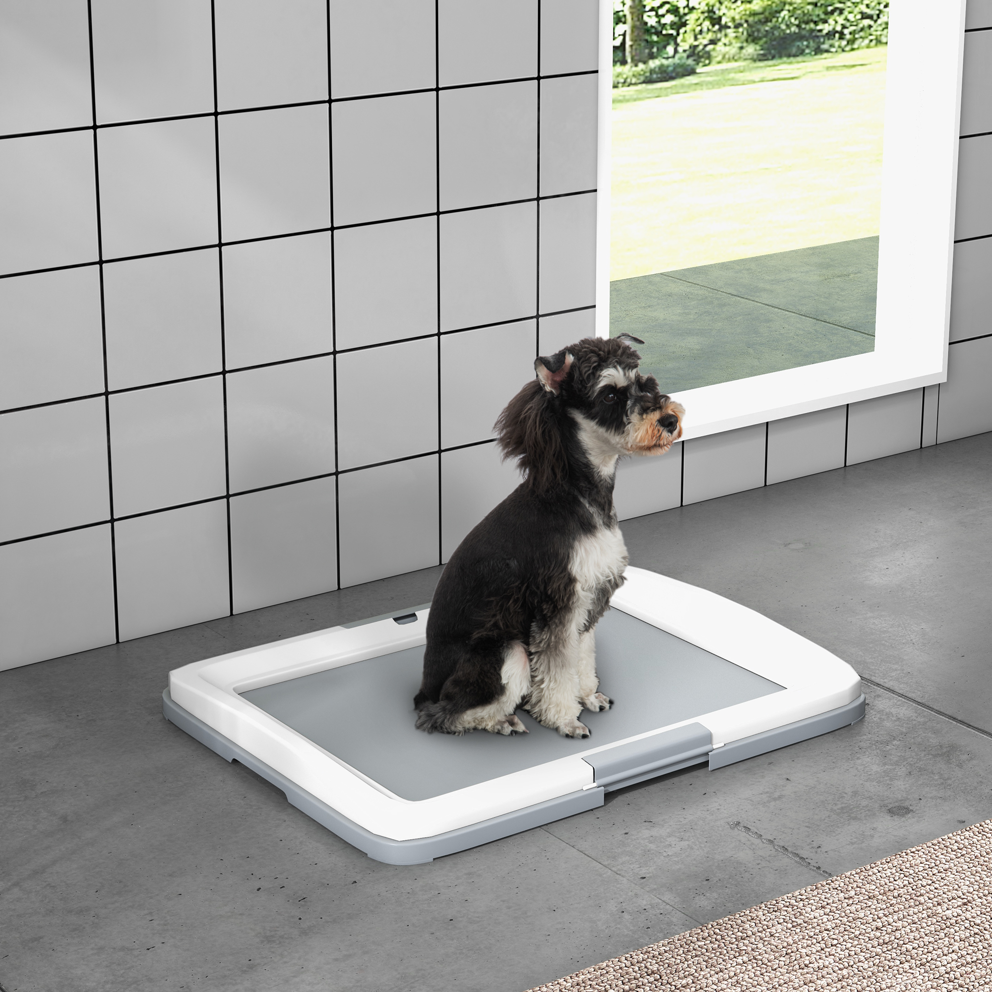 Dog Toilet Tray For Training Dogs, Dog Litter Tray For Indoor, Outdoor, 63 X 49 X 6cm photo 6