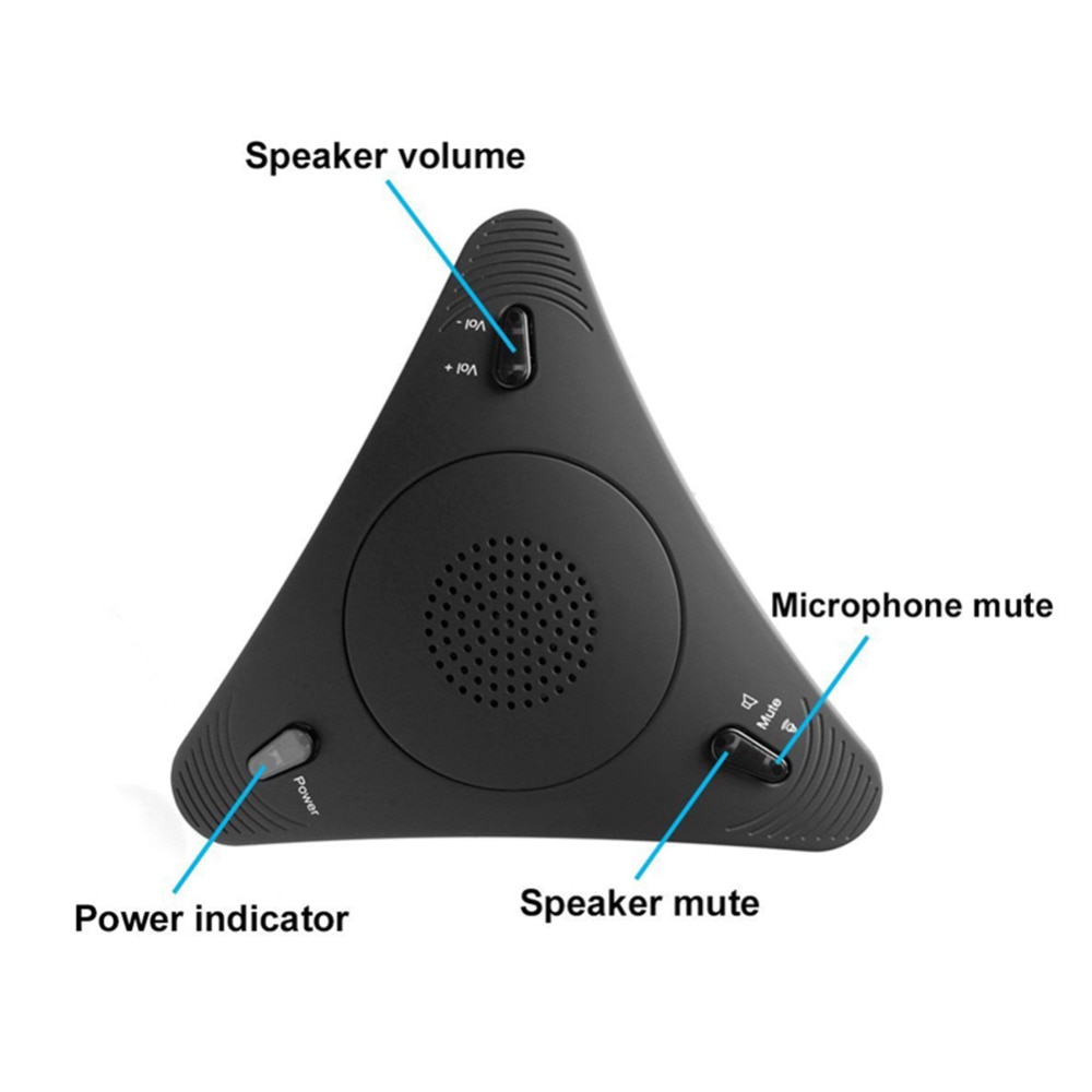 Video Conference Omnidirectional Microphoneconference Microphone Echo Canceller USB Free Drive photo 6