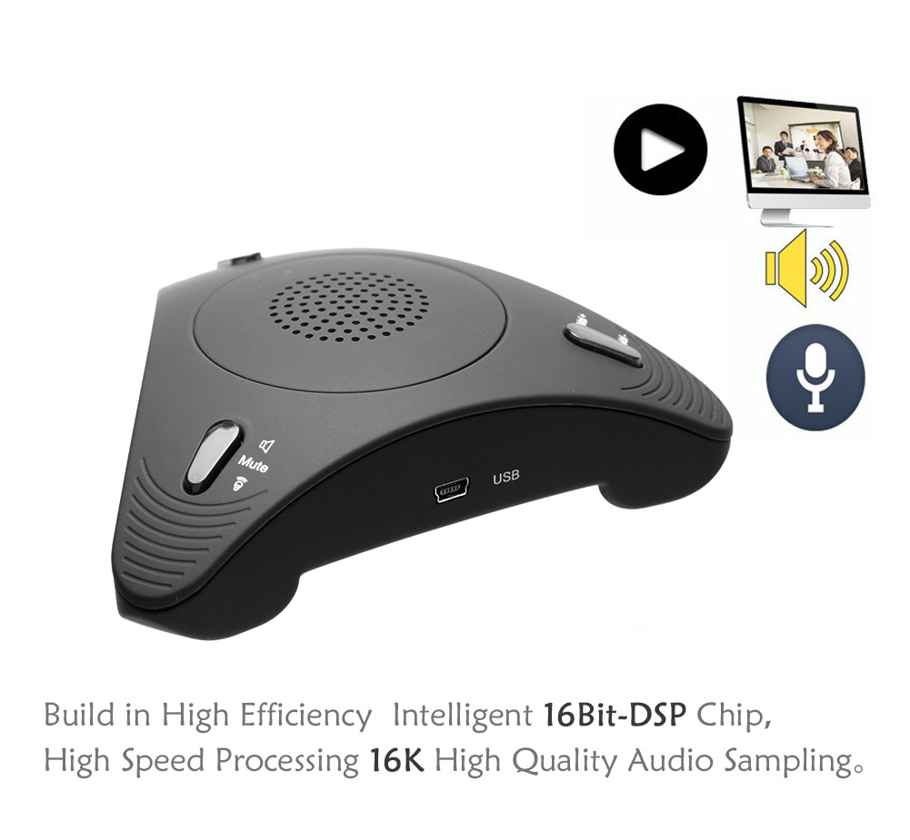 Video Conference Omnidirectional Microphoneconference Microphone Echo Canceller USB Free Drive photo 4
