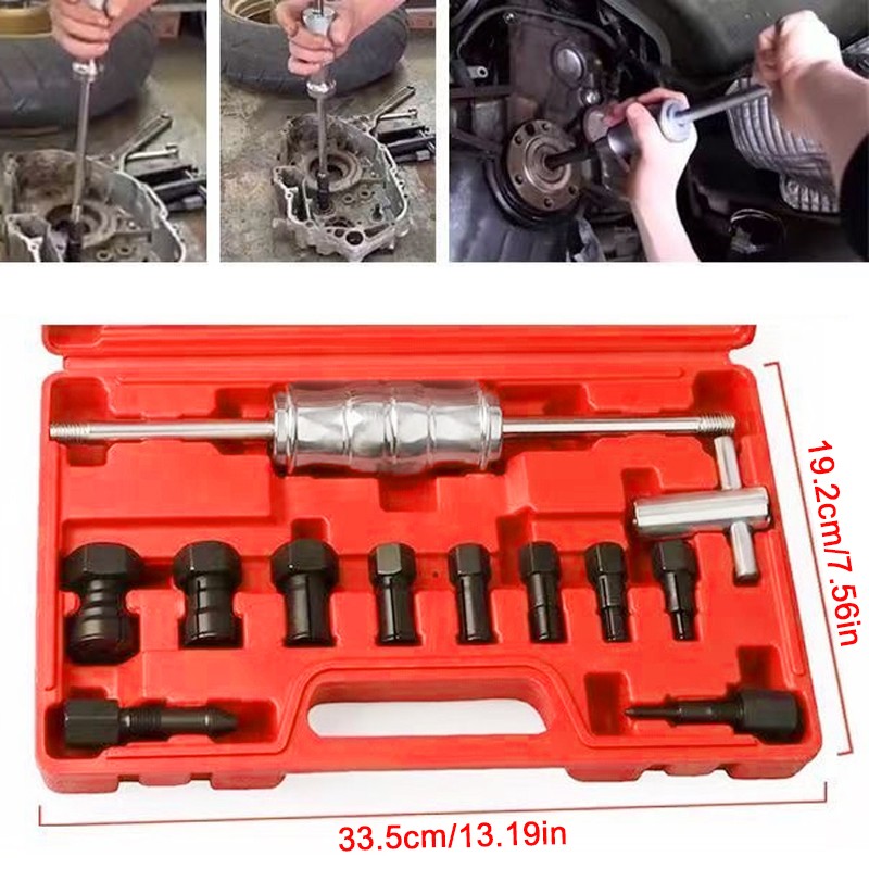 8-32mm Inner Bearing Puller Kit Set Remover Slide Hammer Blind Hole W Red Case photo 7