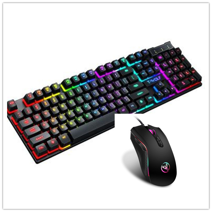 Gaming Usb Luminous Wired Keyboard Floating Manipulator photo 4
