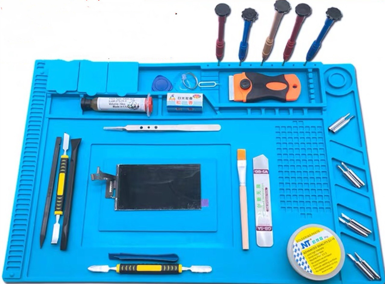 Mobile Phone Computer Repair Magnetic Heat Insulation Work Mat photo 1