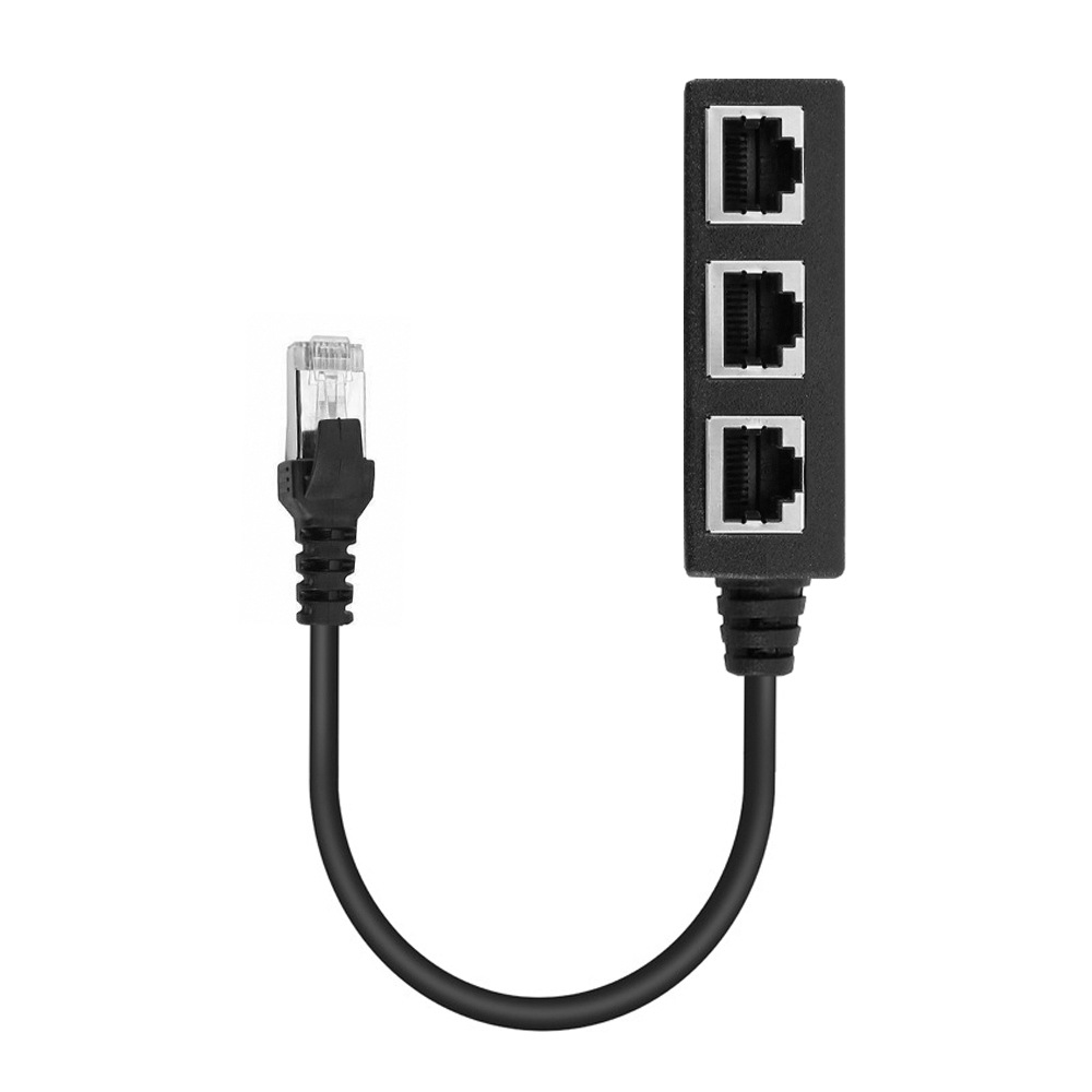 Network Cable Adapter Cable Connecting Line One Male 3 Bus CATE 6 Line photo 6