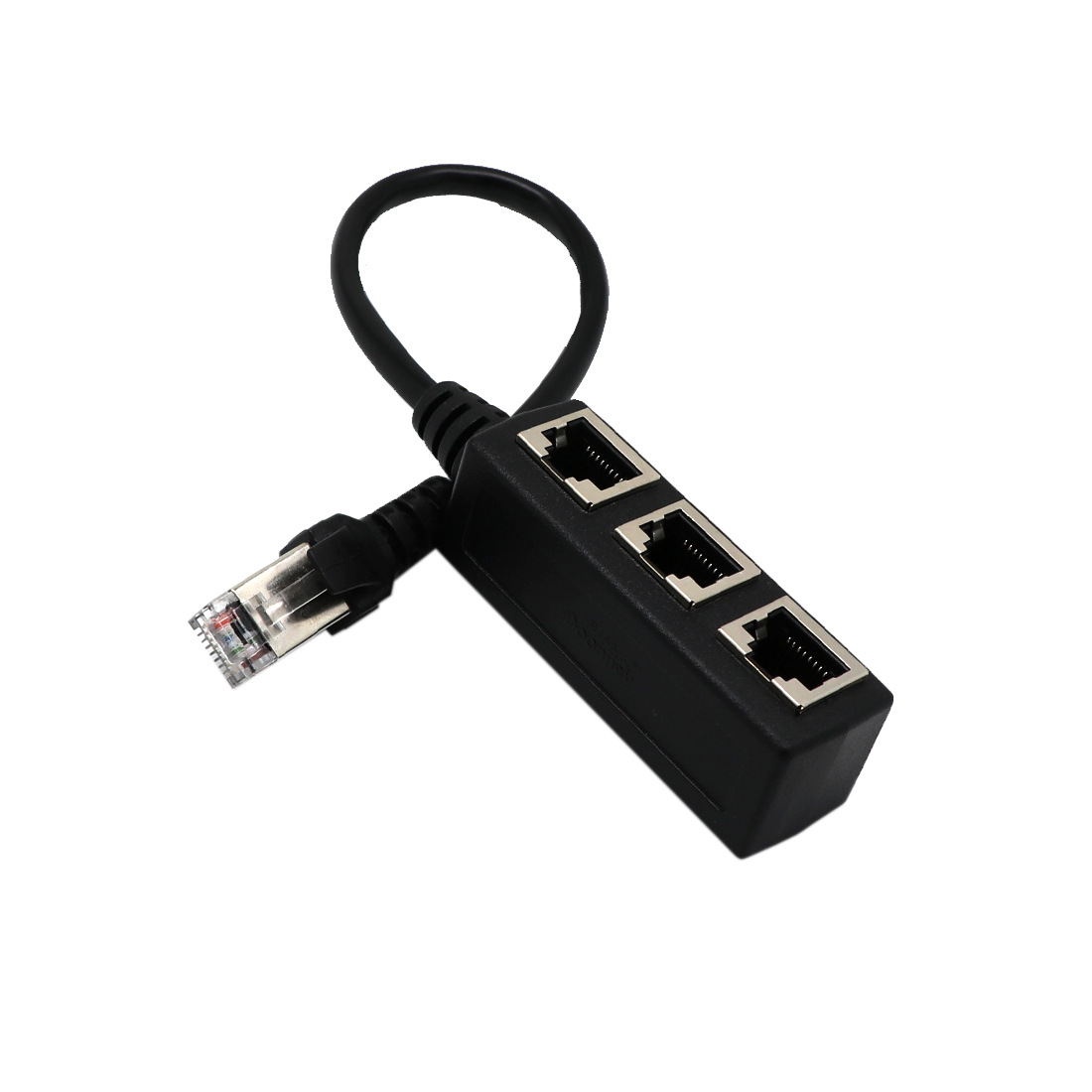 Network Cable Adapter Cable Connecting Line One Male 3 Bus CATE 6 Line photo 2