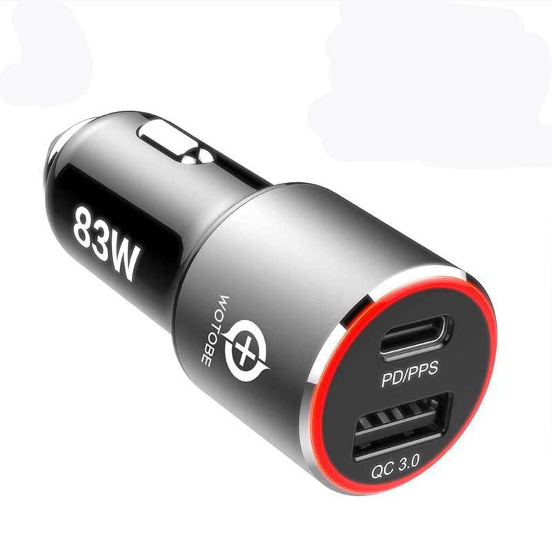 Compatible with Apple, 83W fast Car Charger,1port USB C PPSPD 65W 45W 30W 20W,1port QC3.0 for xiaomi TYPE C laptop tablet iphone 12 S20Note 10 20 photo 3