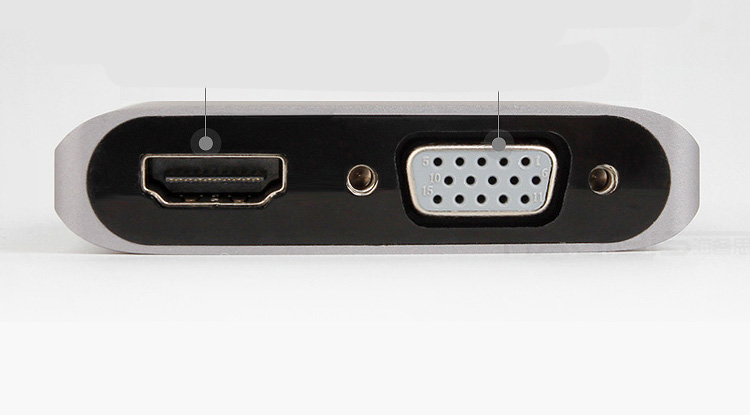 Hagibis USB 3.0 to HDMI-compatible VGA Adapter 4K HD Multi-Display 2in1 USB to HDMI-compatible Converter for Windows 7 8 0 OS photo 8