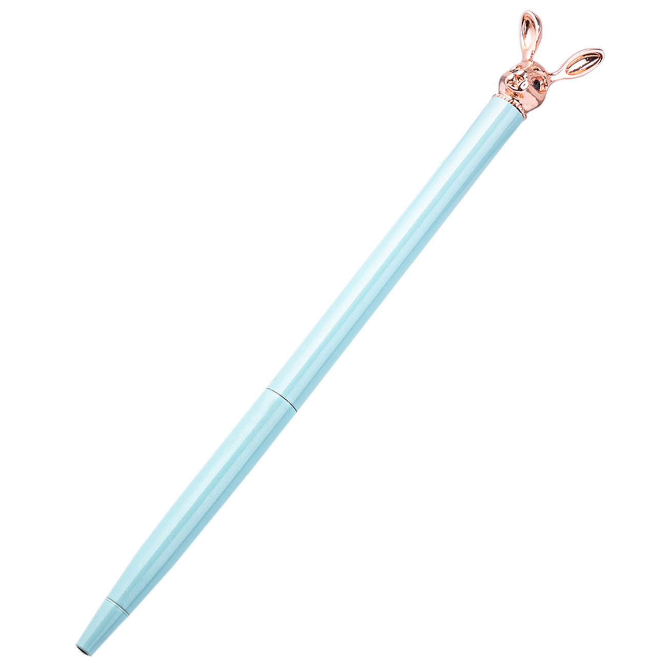 New Korean Fashion Cute Rabbit Metal Pen Metal Ballpoint Pen Custom Rotating Metal Pen Ballpoint Pen photo 8