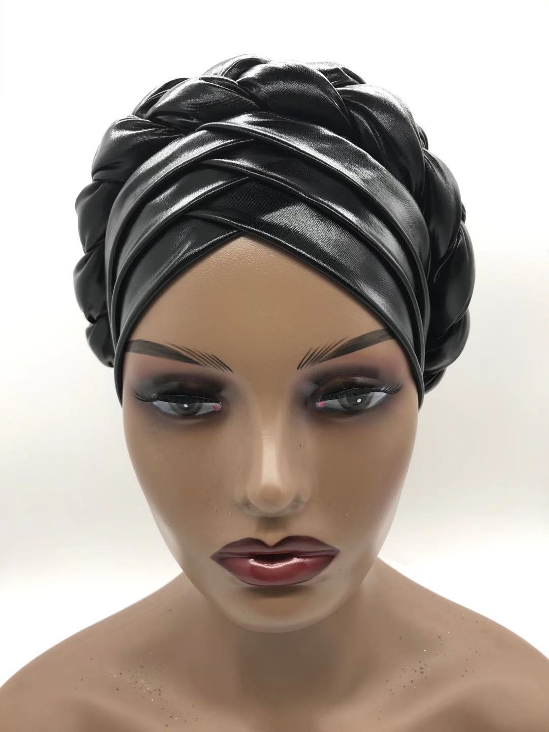 Three-Layer Brim Milk Silk Bronzing Braid Head photo 8