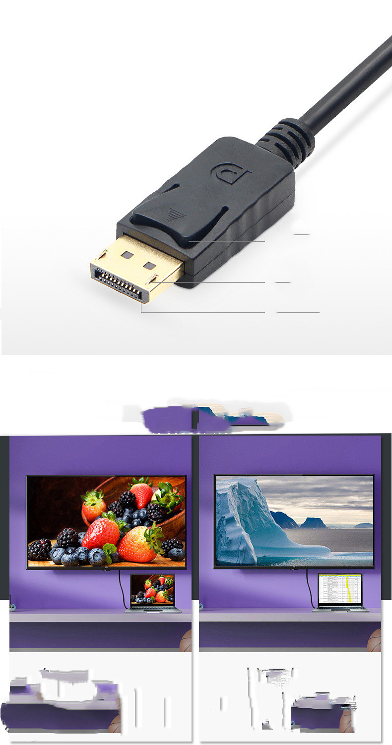 1.8m DP Male To DP Male Extension Cable DisPlayPort Video Cable DP To DP photo 3