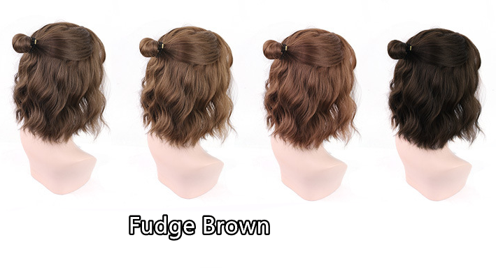 Net Red Full Headgear Style Corn Perm Short Curly Hair photo 3