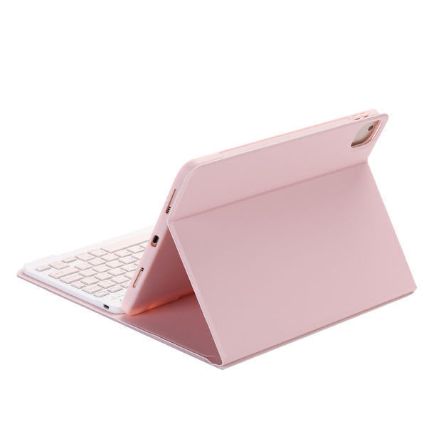 Color Flat Bluetooth Keyboard Leather Case Pen Slot photo 6