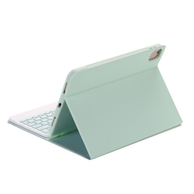 Color Flat Bluetooth Keyboard Leather Case Pen Slot photo 7