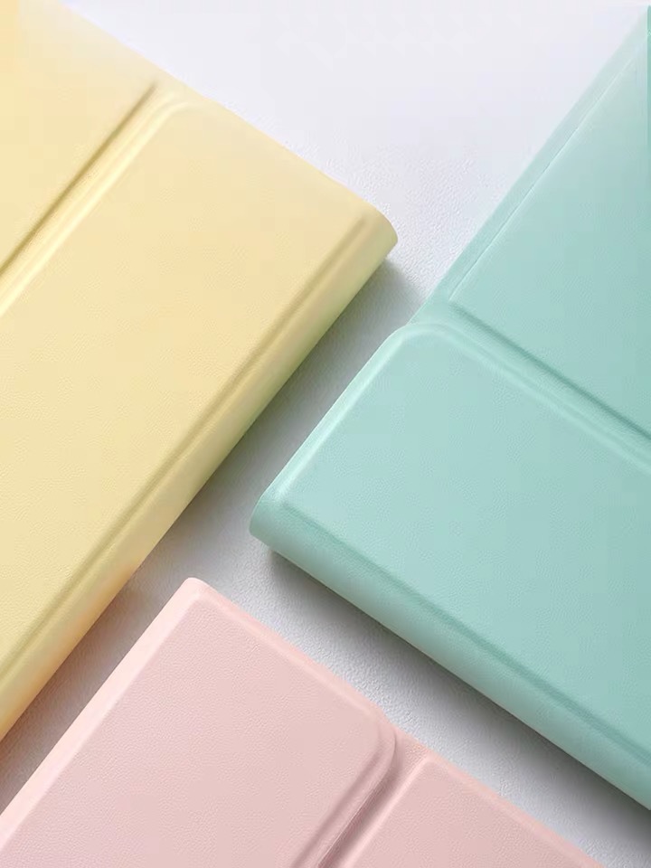 Color Flat Bluetooth Keyboard Leather Case Pen Slot photo 5
