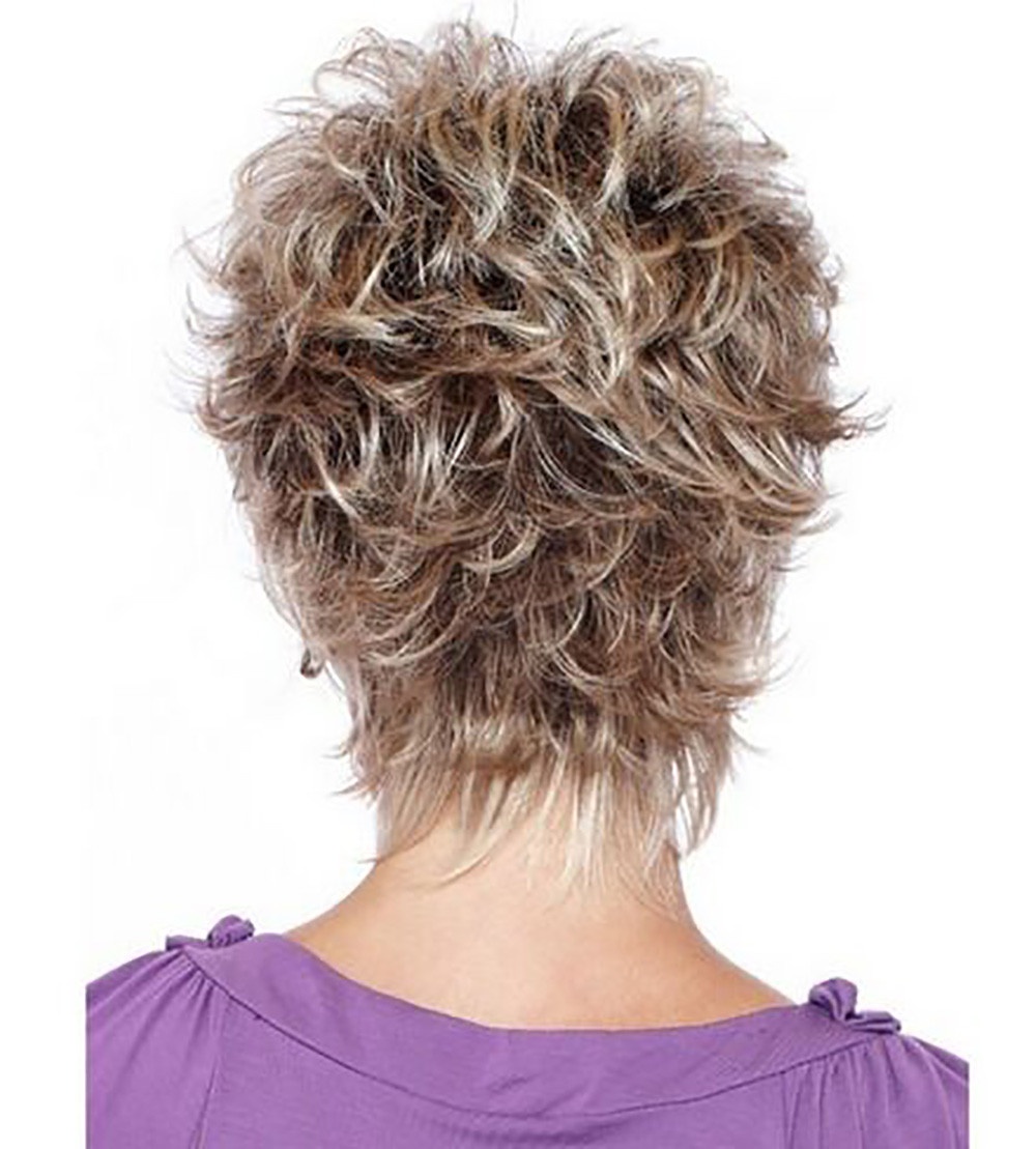 Golden Brown Melange Short Hair photo 6