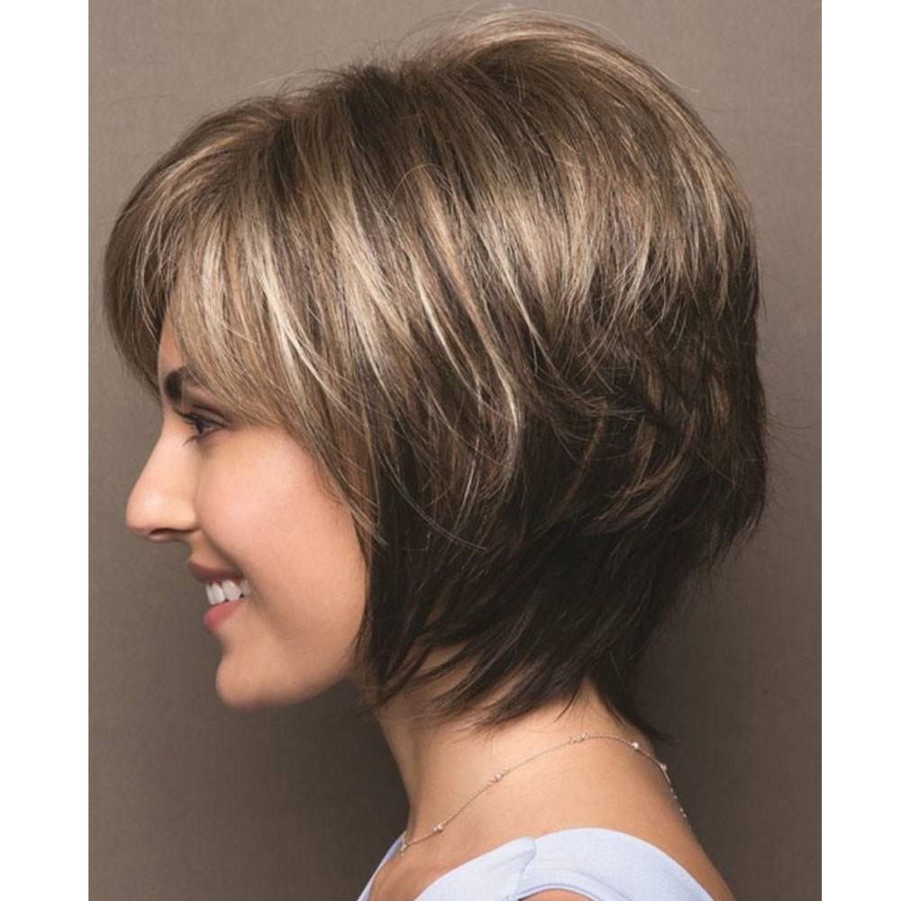Women's Fashion Wig With Chemical Fiber Headgear photo 5