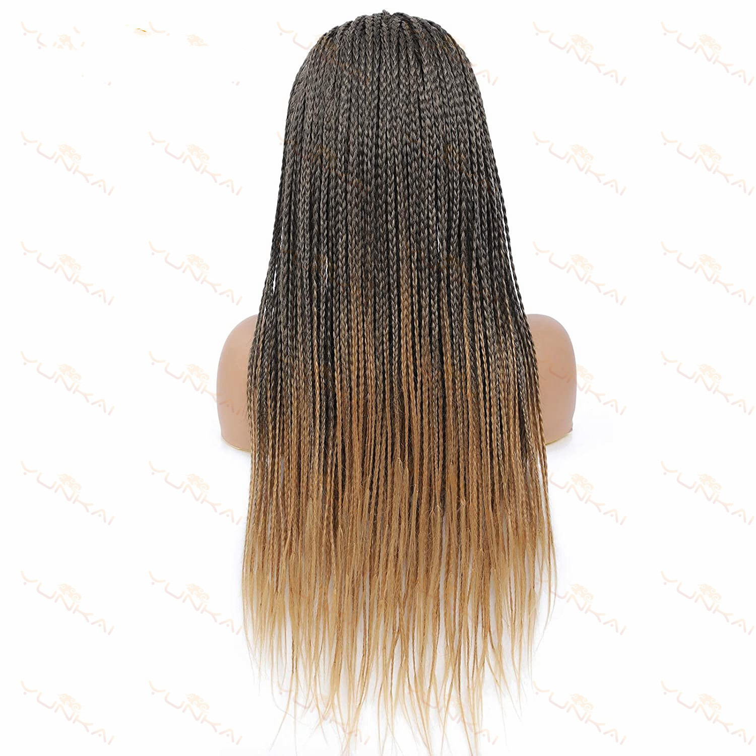 S Turban Wig Cover African Dirty Braid Hair Band Three-strand Braid Head Cover photo 5