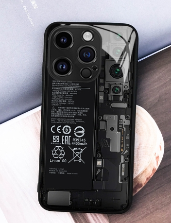 Circuit Board Phone Case Funny Creative Cool Glass Shell photo 3