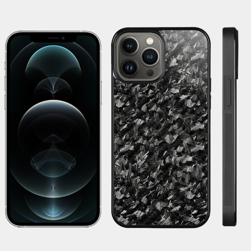 Carbon Fiber Magsafe Forged Pattern TPU Phone Case photo 4