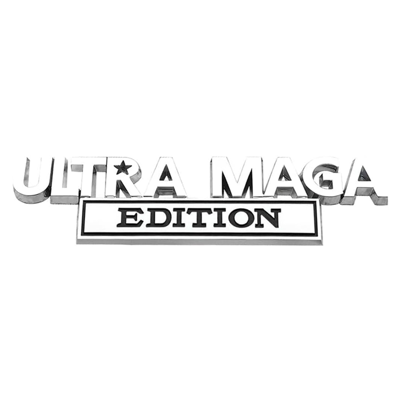 2pcs Ultra MAGA Edition Emblems, Emblem 3D Badge Decal Car Truck SUV,Refrigerator Sticker,Window Display Stickers,Bicycles, Laptops, Fridges photo 4