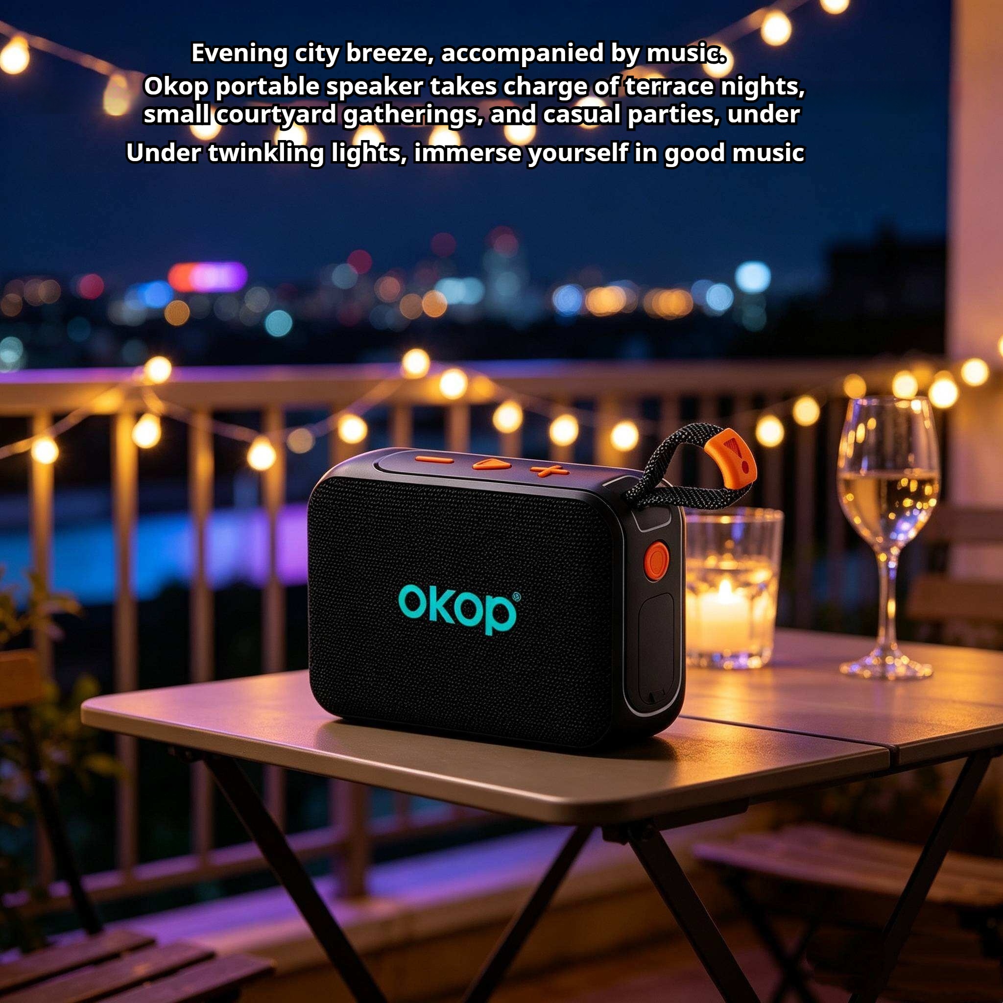 KP-852 Best-selling Wireless Bluetooth Speaker Portable Handle RGB Lighting Long Battery Life Suitable For Outdoor Use Factory Direct Stock photo 6