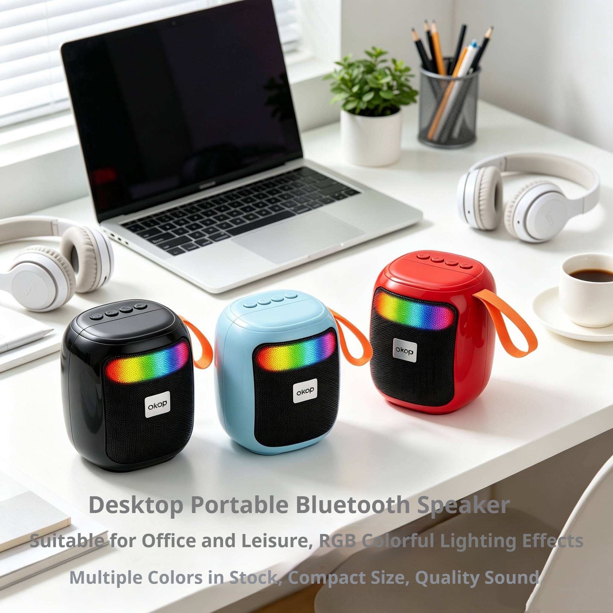 KP-880 Best-selling Wireless Bluetooth Speaker Portable Handle RGB Lighting Long Battery Life High Volume Factory Direct Stock photo 2