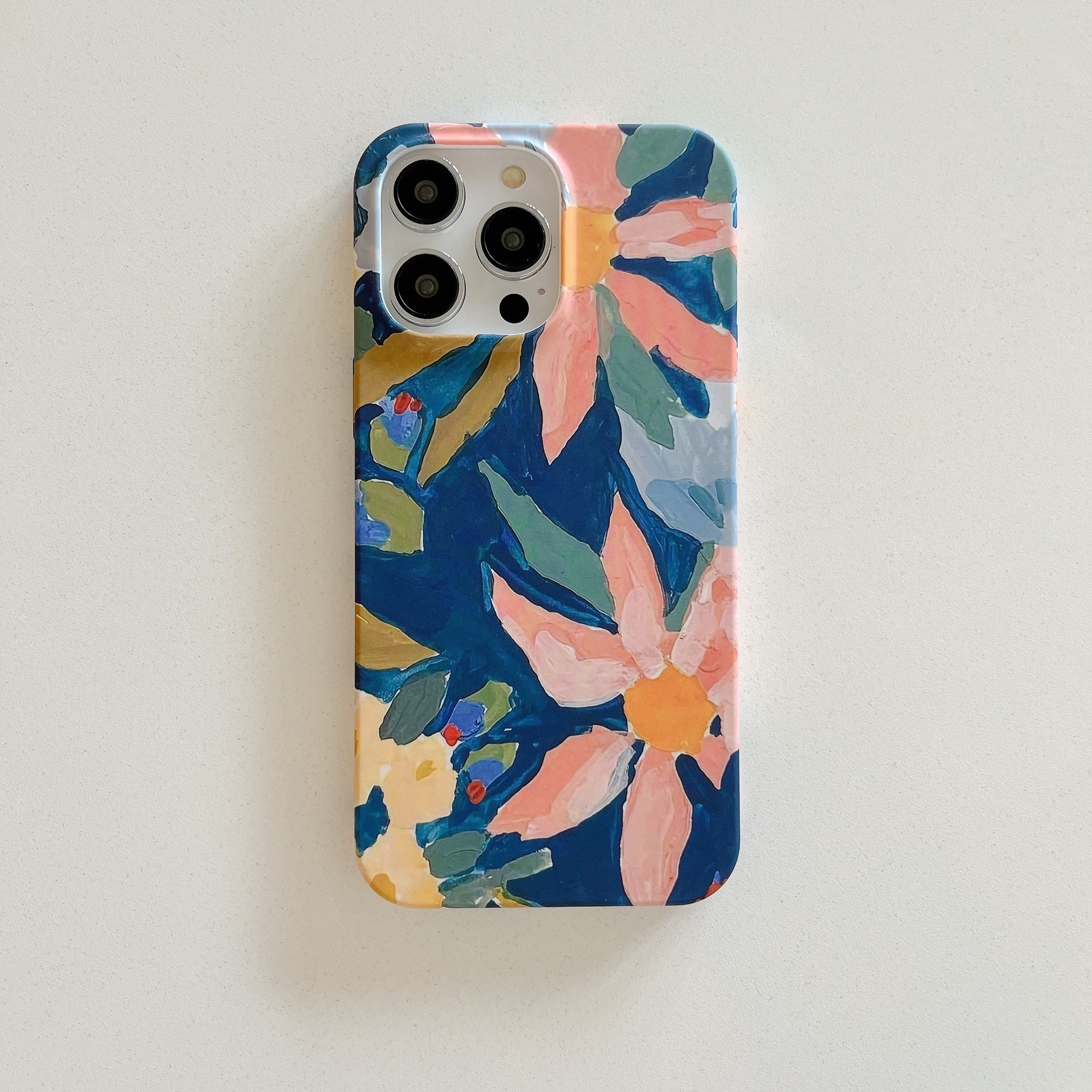 Phone Case Water Sticker Oil Painting Aeolian Bells Flower Double Film PC Drop-resistant photo 8
