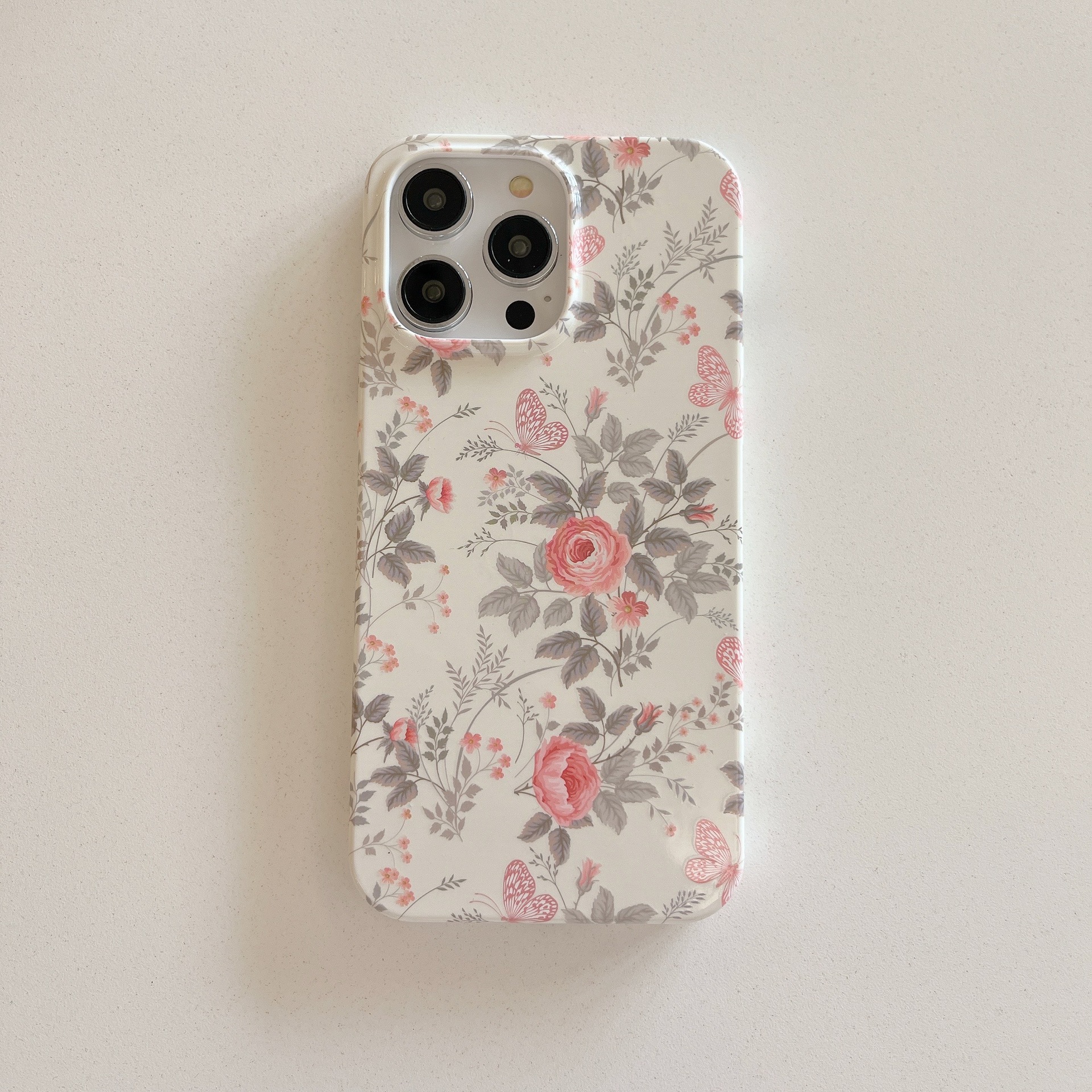Phone Case Water Sticker Oil Painting Aeolian Bells Flower Double Film PC Drop-resistant photo 5