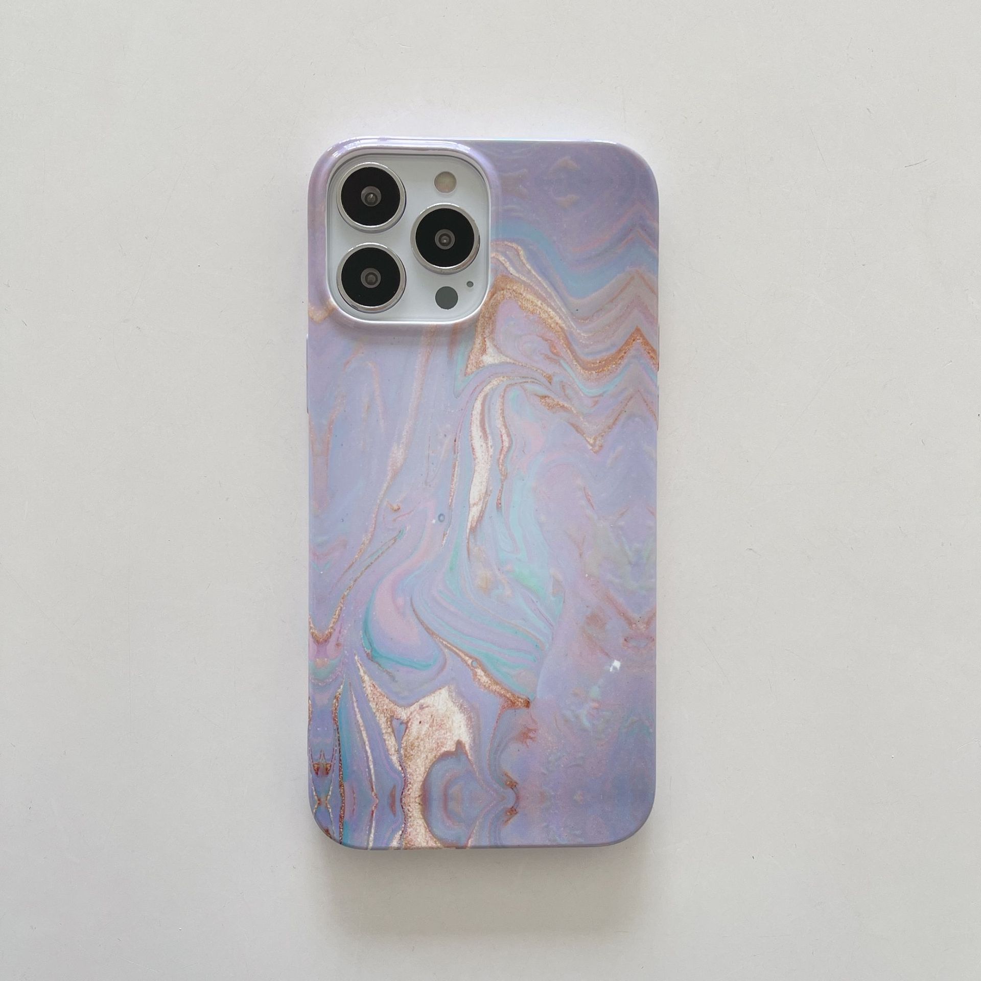 Phone Case Water Sticker Oil Painting Aeolian Bells Flower Double Film PC Drop-resistant photo 6