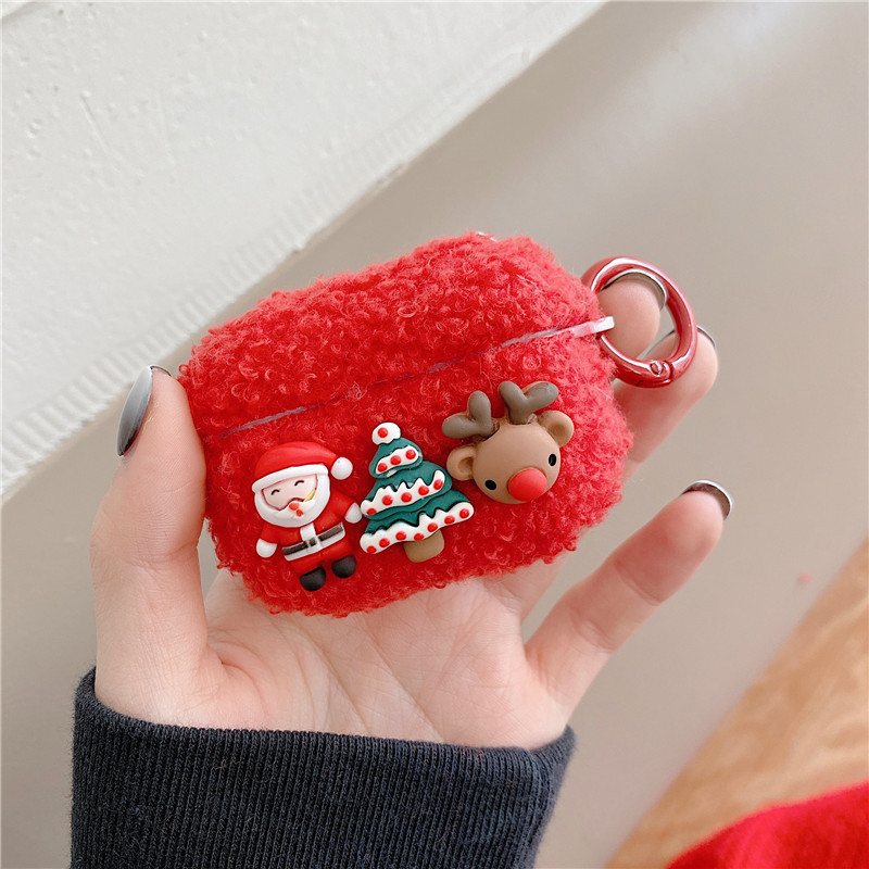 Santa Snowman Earphone Protective Soft Case photo 4