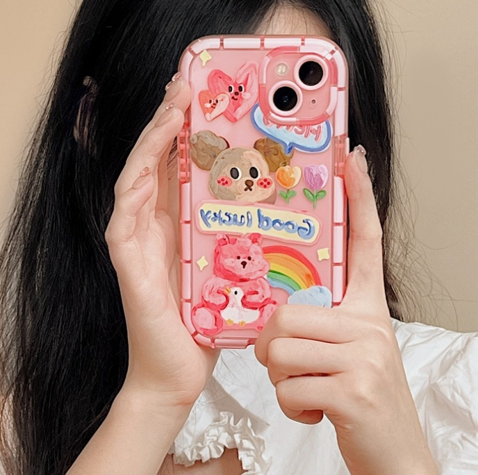 Cute Oil Painting Dog Phone Case photo 2