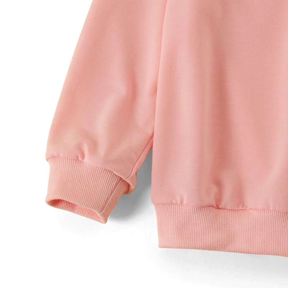 Letter Printed Parent-child Sweater Mother And Daughter Matching Clothes Three Colors photo 4