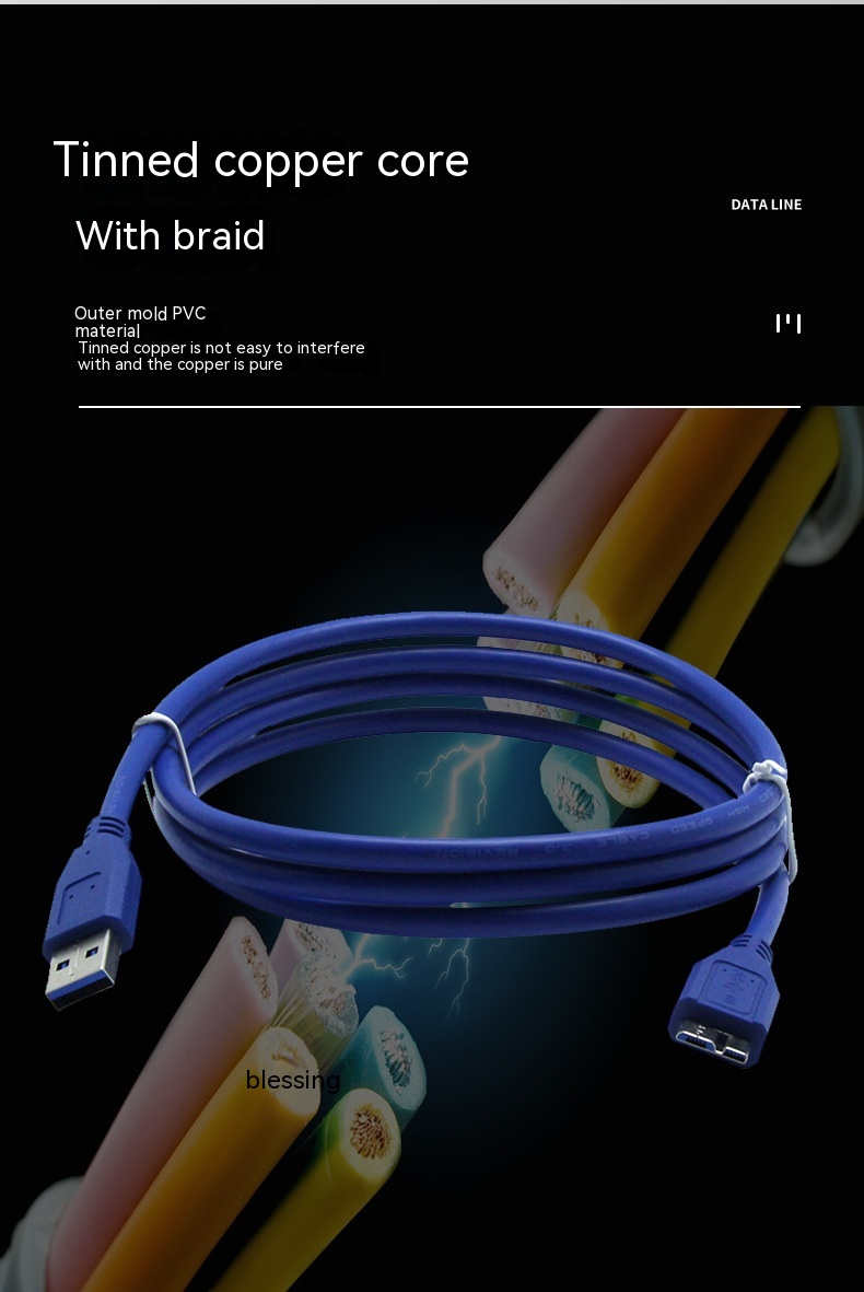 USB30 Transmission Data Cable Mobile Hard Disk Cable photo 8