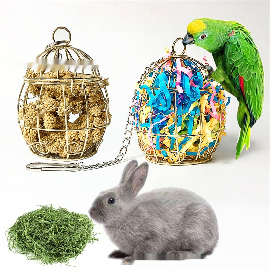 Parrot Toy Bird Bite Rabbit Feeding Water Foraging Brushed Toy photo 5