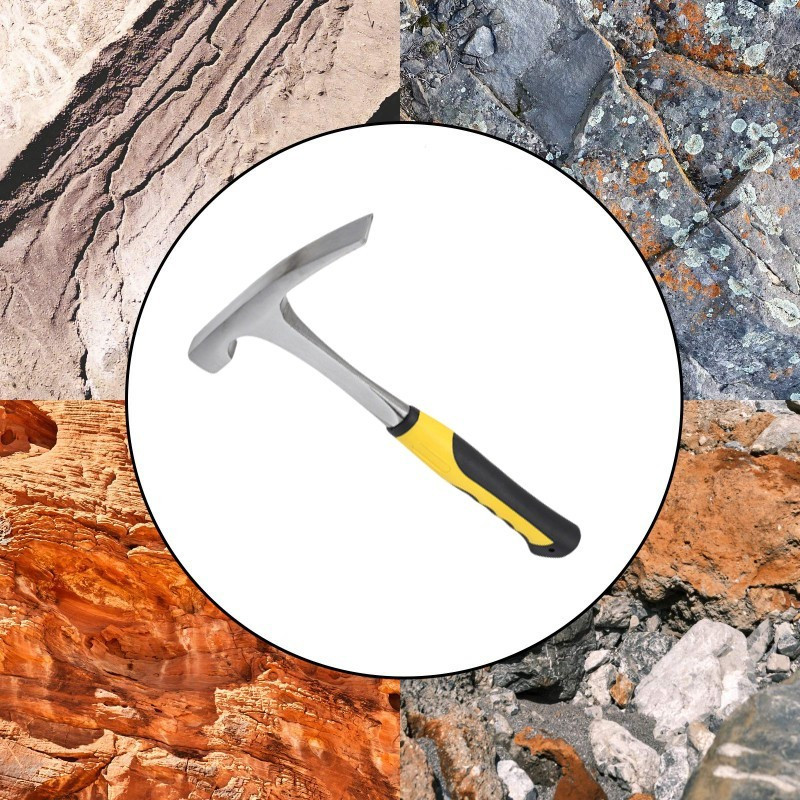 Professional Flat Head Brick Hammer - Heavy Duty One-Piece Forged Steel With Non-Slip Handle For Masons & Builders photo 4