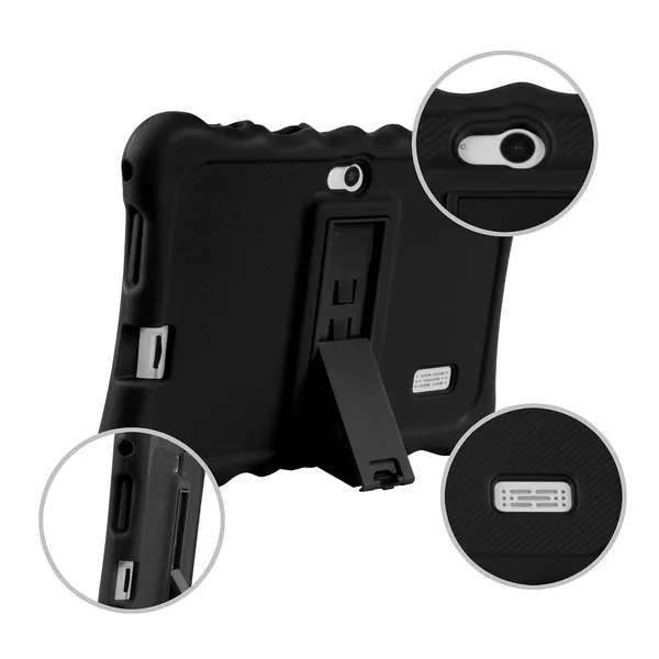 Shock-resistant Silicone Snap-on Case With Stand For 7' Tablets photo 4