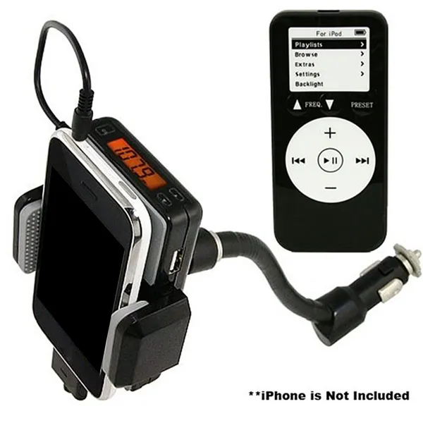 FM Transmitter Hands-free Car Charger With Remote Control Phone Stand 3.5 Mm Headphone Jack photo 4