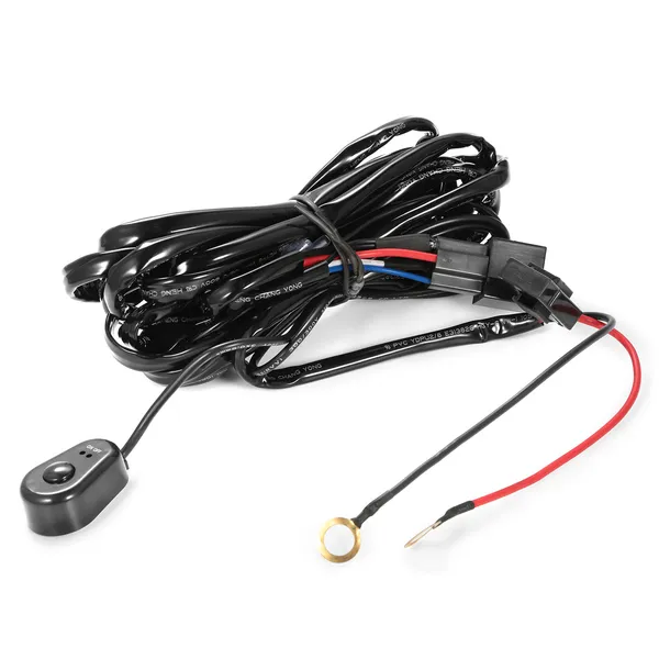 LED Light Bar Wiring Harness Kit 280W 12V 40A Power Relay Fuse On Off Switch 10ft Length Universal Fitment Light Bar Accessories photo 1