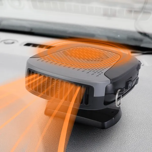 12V 150W Portable Car Auto Heater Heating Fan 2 In 1 Defroster Demister Windshield Heater Automotive Cooling Fan photo 2