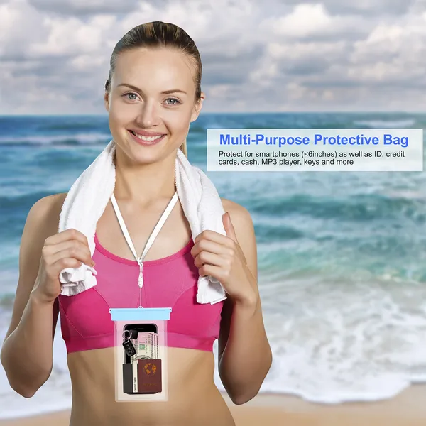 Universal IPX8 Waterproof Phone Pouch Dry Bag Case Underwater Protective High Touch Sensitive photo 5