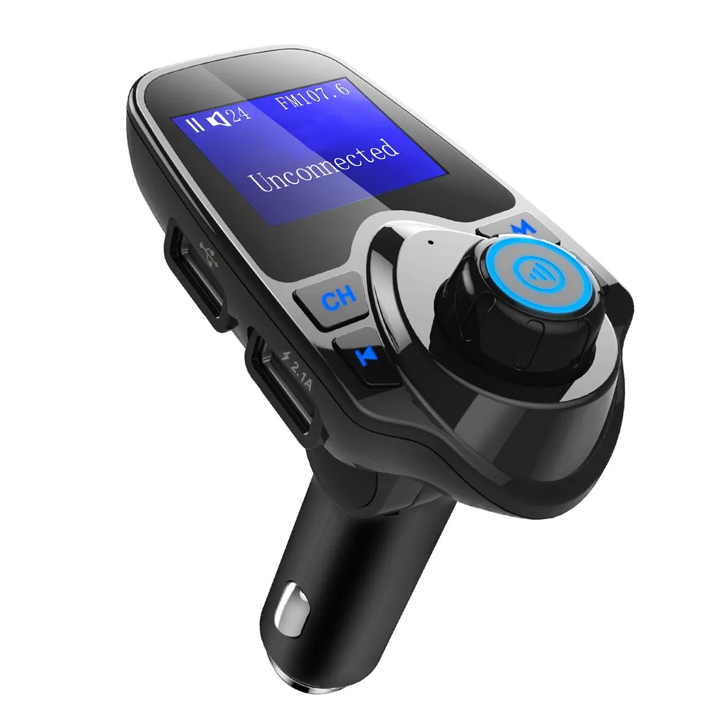 Car Wireless FM Transmitter MP3 Player Hand-Free Call USB Charger AUX Input photo 6
