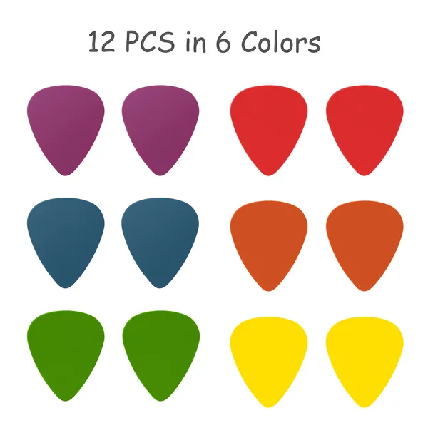 Standard Acoustic Electric Plectrums Guitar Picks 12-Pack photo 4