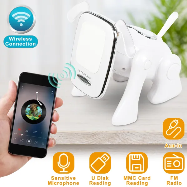 Puppy Dog Wireless Speaker Portable Mini Music Player Stereo Cute Animal Speaker photo 1