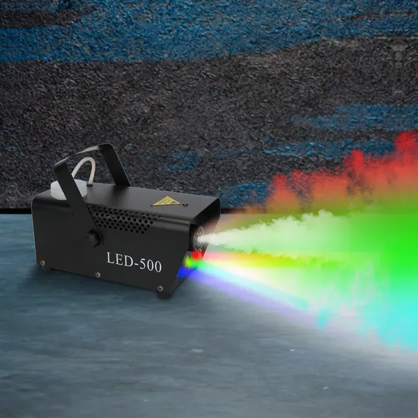 400W Fog Machine RGB LED Party Club DJ Fogger Rapid Heating Remote Control Wedding Stage Smoke Machine photo 2