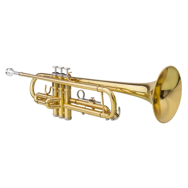 Drop B Tone Adjustable Trumpet Gloves Set Plaint Golden photo 1