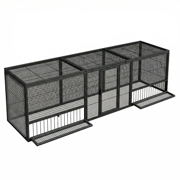 83"Thickened Chicken Coop Durable Pigeon Cage Outdoor Use Comfortable Poultry Cage For Home Breeding Easy-to-Install Design With Strong Load-Bearing Chicken Duck Goose Breeding photo 2