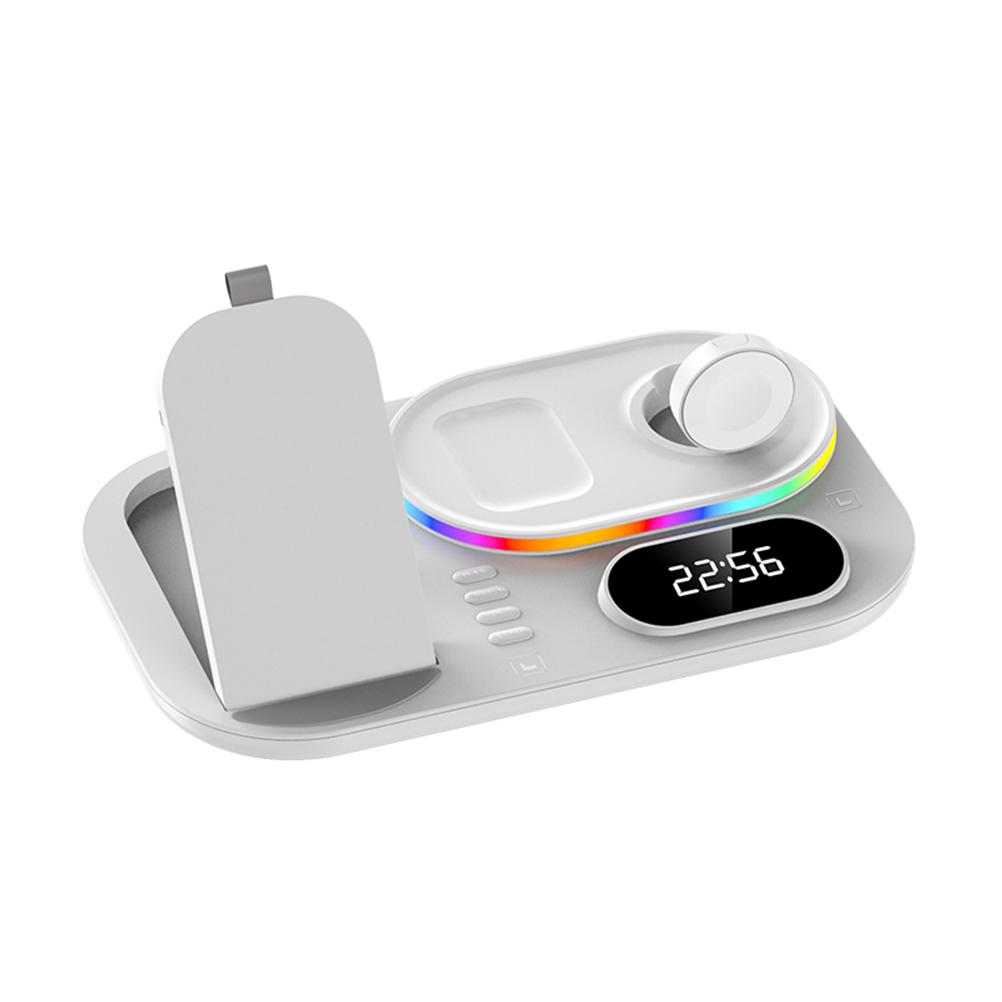 Wireless Charging Station 4 In1 Fast Charging Station Wireless Charger Stand Compatible For  13 12 3 2 Pro IWatch 7 6 5 SE 4 3 2 1 For  Galaxy photo 6