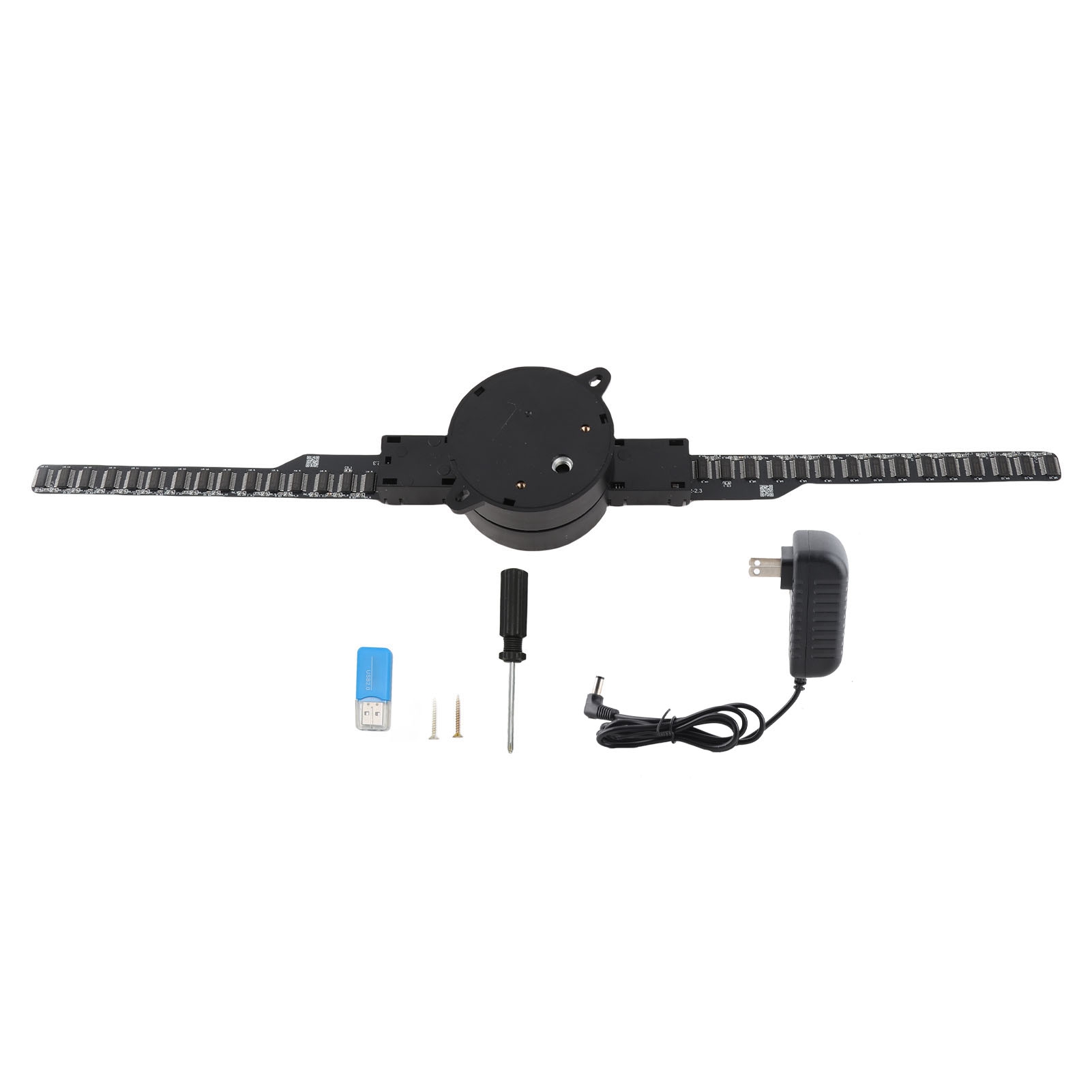 3D Hologram Fan 16.5in 2000x224 WiFi 3D Projector With 224 LED Light Beads For Business Store Advertising 100‑240V US Plug photo 6