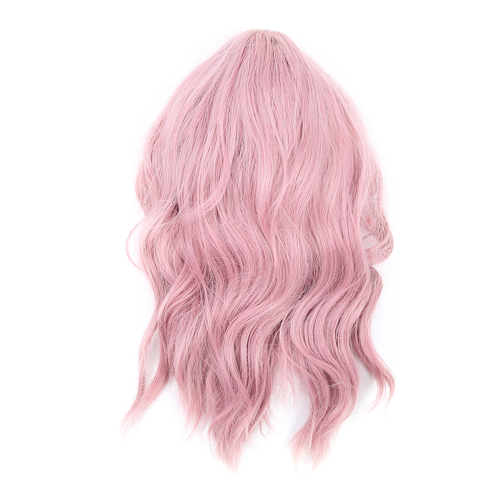 LC210-1 Curly Wavy Wig  Pastel Short Bob Synthetic Wigs Cosplay Costume Wigs For Women photo 5