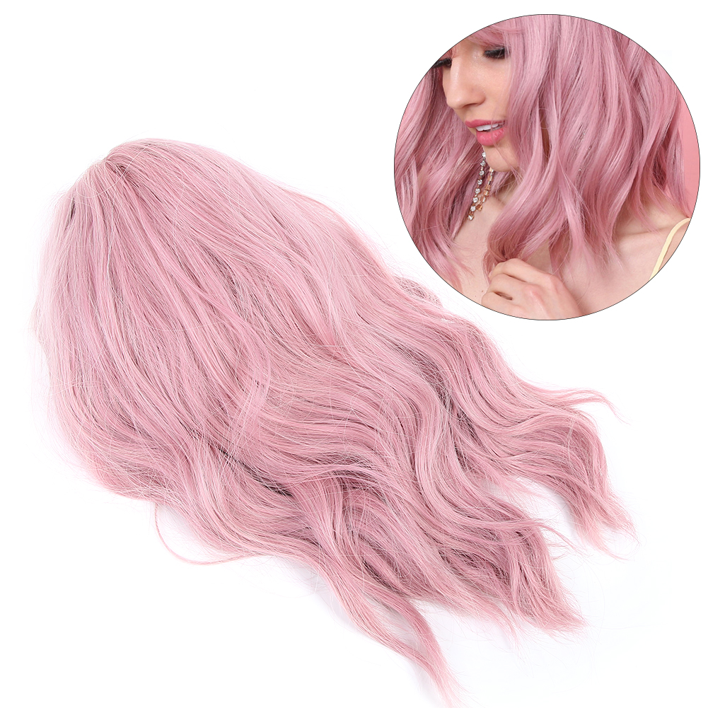 LC210-1 Curly Wavy Wig  Pastel Short Bob Synthetic Wigs Cosplay Costume Wigs For Women photo 3